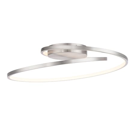 Marques 22in LED Flush Mount 3000K In Brushed Nickel